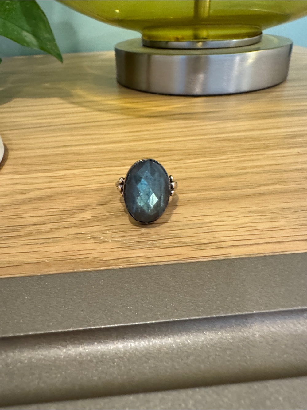 Labradorite Oval Statement Ring - Women Jewelry